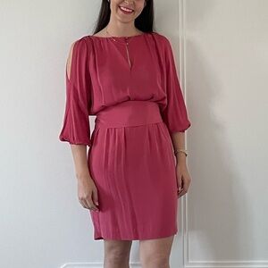 Worth Pink Silk Dress